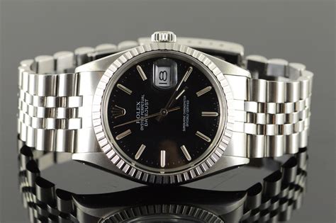 rolex datejust black price